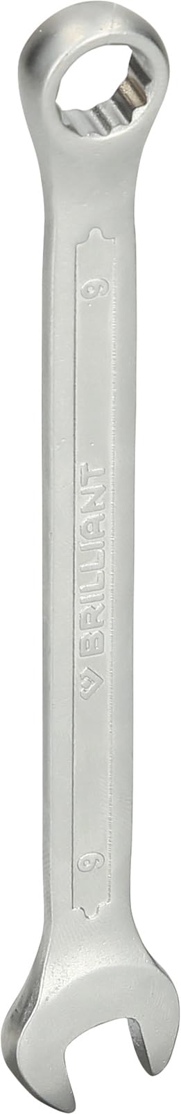 BRILLIANT TOOLS BT011909 Combination Spanner, 9 mm [Powered by KS Tools]