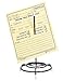 1InTheOffice Wire Receipt Spindle,Black Receipt Holder, 3 Pack (Black)
