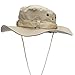Wide Brim Packable Booney Sun Hat |Lightweight Cotton |Fishing Gardening Hiking Tan
