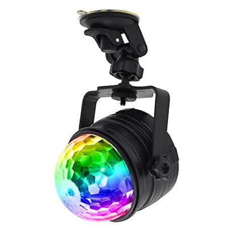 Semoic Luz de Escenario USB Fiesta de Bola de Disco LED para Coche ...