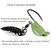 QualyQualy Bladed Jig Heads Swimbait Jig Head with Willow Blade 3D Eyes Fish Head Underspin Fishing Jigs Weighted Spin Head Jig Heads for Bass Trout Walleye Crappie 1/8oz
