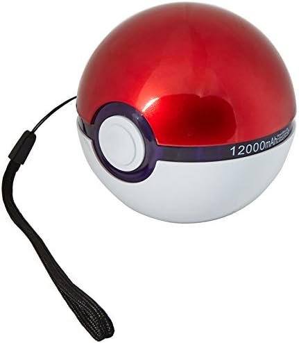unknowing version 2 2016 Pokeball Power Bank Version 2, 12000 mAh, 2 USB LED Light
