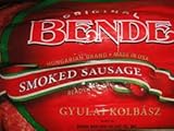 Bende Original Smoked Sausage, Hungarian Brand, Made in USA! GyulaI Kolbasz