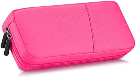 NBboo Soft Waterproof Travel Case Bag for Nintendo Switch, Pink