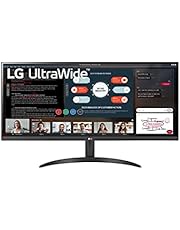 LG UltraWide 34WP500-B 34 Inch Full HD 5ms 75Hz IPS Wide Monitor, AMD FreeSync, Black