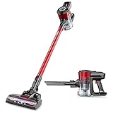 Cordless Vacuum, ONSON Stick Vacuum Cleaner, 150W Powerful Cleaning Lightweight 2 in 1 Handheld Vacuum with Rechargeable Lithium Ion Battery