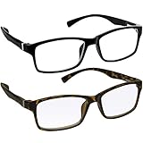 Computer Reading Glasses 2.50 Black Tortoise Protect Your Eyes Against Eye Strain, Fatigue and Dry Eyes from Digital Gear with Anti Blue Light, Anti UV, Anti Glare, and are Anti Reflective