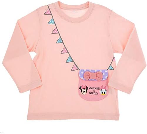 Amazon ディズニーストア 公式 キッズ用長袖tシャツ 110 ミニー デイジー シェイプ Tシャツ カットソー 通販