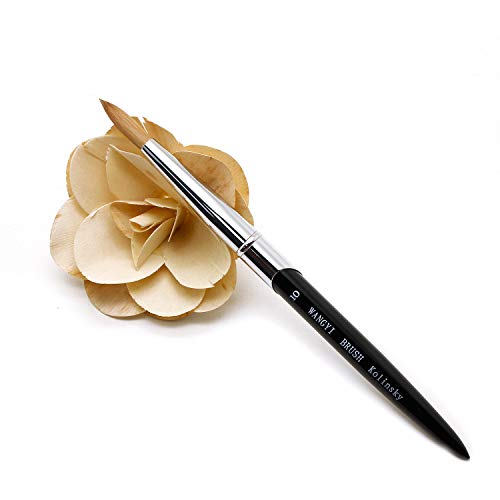 WANGYI 100 Pure Kolinsky Sable hair Brushes Acrylic Nail Brush