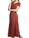 Meaneor Women Boho Cap Sleeve Smocked Waist Tiered Renaissance Summer Maxi Dress Maroon XL