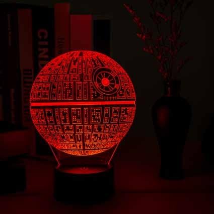 3D Illusion Platform Night Lighting Touch Botton 7 Color Change Decor LED Lamp
