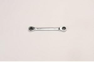 FLZOSPER E-Torx Double Box Ratcheting Wrench, E10x E12，Heavy Duty CR-V Box Ratchet Gear Spanner