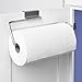 YouCopia Over the Cabinet Door Stainless Steel Paper Towel Roll Holder