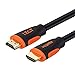 LZCT 4K High Speed HDMI Cable 40FT with Ethernet HDMI Cord V2.0 Support 4K@60Hz Ultra HD 2160P 3D ARC HDR (Length from 3' to 125') Dual Color Mould
