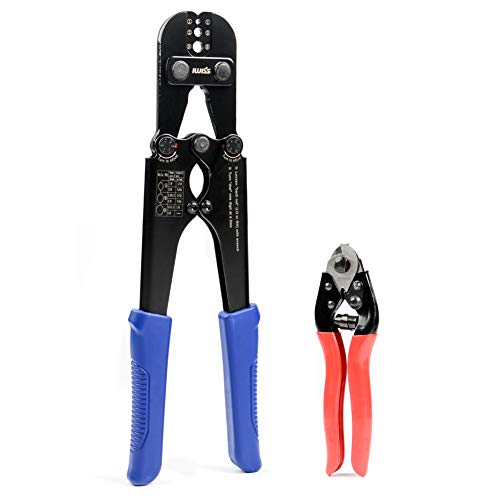 IWISS Wire Rope Crimping (Hand Swage) Tool for Swaging Copper and