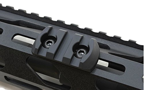image for STNGR USA 3-Slot M-Lok Aluminum Picatinny Rail Section Accessory - Pro