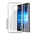 Orzly® Fusion Bumper Case Cover Shell for Microsoft Lumia 950 (2015 Model - Original Smartphone Version) - Protective Hard Cover with Impact Absorbing Transparent Rubber Rim and 100% Clear Back Panel
