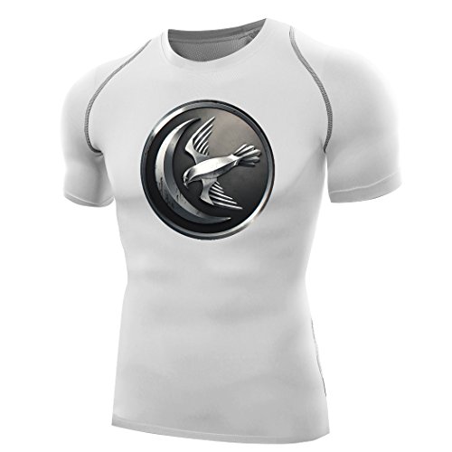 Sysuer Mens House Arryn of the Eyrie Logo Logo Base Layer Bike Wear Training Tshirt Tees