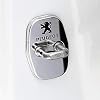 AniFM 4 Stks RVS Deurslot Cover Voor Peugeot 208 308 408 508 2008 3008 Accessoires