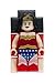 Lego DC Comics 8020271 Super Heroes Wonder Woman Kids Minifigure Link Buildable Watch | Red/White | Plastic | 25mm Case Diameter | Analog Quartz | Official
