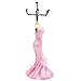 Charminer Mannequin Dress Jewelry Stand Earring Necklace Holder Display Stand Evening Dress Lady Figure