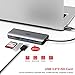 USB C Hub, RCA 6 in 1 USB C Adapter with Ethernet, 4K HDMI, USB C Power Delivery, 2 USB 3.0 Ports, SD Card Reader, Portable Hub for MacBook Pro and Other Type C Laptops