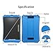 NEWYES Colorful Robot Pad 8.5 Inch LCD Writing Tablet with Lock Function Electronic Doodle Pads Drawing Board with Case and Lanyard Gifts for Kids Blue