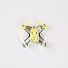 HUBSAN H111 Nano Q4 4-Channel 6 Axis Gyro Mini RC Quadcopter with 2.4Ghz Radio System Mode 2 RTF- Carton Case Yellow