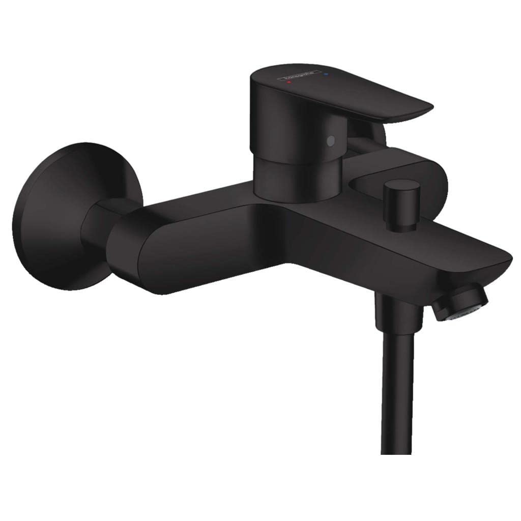 hansgrohe Talis E 71740670 Single-Lever Bath Mixer Tap Surface-Mounted Matte Black