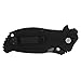 Zero Tolerance 0350ST Pocket Knife; 3.25” S30V Stainless Steel Blade, Partial Serration, Tungsten DLC Coating, Textured G-10 Handle, Black, Quad-Mount Pocketlip, SpeedSafe Open, Liner Lock; 6.2 OZ,Black/Black