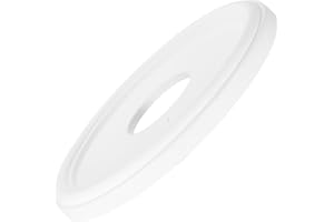 ibasenice Ceiling Medallion Decorative Round 13 Inch Cover for Ceiling Fans and Light Fixtures Polyurethane