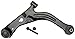 ACDelco Professional 45D3283 Front Driver Side Lower Suspension Control Arm and Ball Joint Assembly