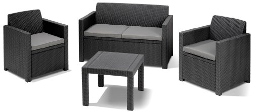 Allibert Alabama Lounge Set Amazon Co Uk Garden Outdoors