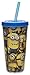 Zak Designs DESA-M730 Despicable Me 16 oz. Insulated Tumbler with Straw, Minions, 16-Ounce, Multicolor