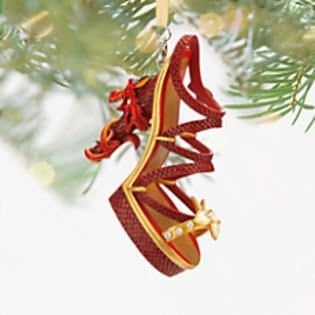 Amazon ディズニー Disney ムーシュー ムーラン オーナメント クリスマス飾り シューズ 靴 くつ 並行輸入品 ツリーオーナメント おもちゃ