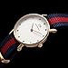 Daniel Wellington Women's 0905DW Oxford Stainless Steel Watch With Striped Nylon Band