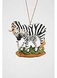 Zebra & Baby Christmas Ornament