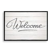 Framed Canvas Wall Art Welcome Canvas Prints Home Artwork Decoration for Living Room,Bedroom - 16x24 inches