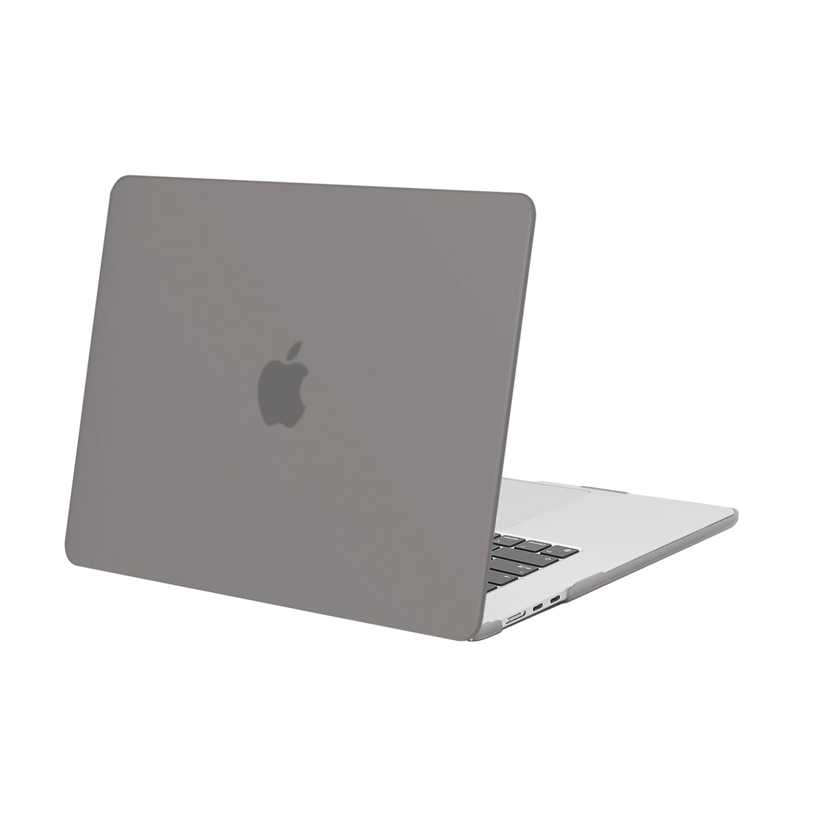 MOSISO Compatible with MacBook Air 15 inch Case M5 2026 M4 2025 M3 2024 M2 2023 A3448 A3241 A3114 A2941 Liquid Retina Display Touch ID, Protective Plastic Hard Shell Case Cover, Gray