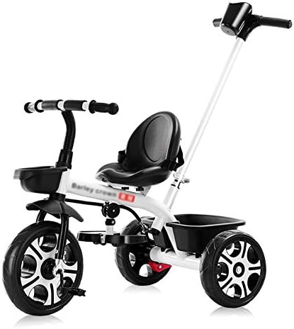Trikes- Baby Tricycle With Push Handle, 3 In 1 Stroller Bike With Storage Bin for Kids, Toddler, Birthday Gifts for 1-5 Years Old