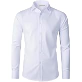 Beninos Men's Dress Shirts Casual Long Sleeve Button Down Shirt