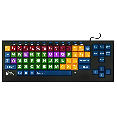 Chester Creek, KinderBoard Large Key Keyboard - Keyboard - USB (Catalog Category: Input Devices/Keyboards) (Certified Refurbished)