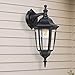 FUDESY Outdoor Wall Porch Lights, Exterior Waterproof Wall Sconce Light Fixture, Black Plastic Wall Lantern Wall Mount Lighting for Front Door, Garage, Patio, FDS341B2 (Bulb Included)