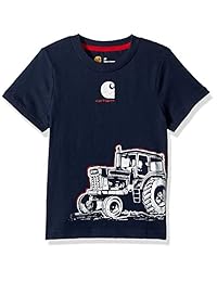 Carhartt playera de manga corta para niño, algodón