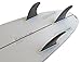 Ho Stevie! Thruster (3) Surfboard Fins - High Performance HexCore - Built for Maneuverability - [Choose Base] with Fin Key, Screws, Wax Comb and Travel Case