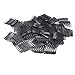 combs plastic clips convenient for hair full lace wigs cap accessories styling tools (black)