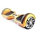 WorryFree Gadgets UL2272 Certified Smart Self Balancing Hoverboard Personal Adult Transporter with LED Light- Gold