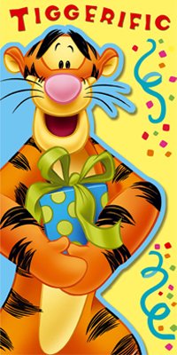 Disney Classics Tigger Birthday Card Amazon Co Uk Toys Games