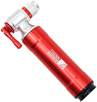 Thinkrider 自転車co2ボンベ Co2インフレーター レバータイプ 米式 仏式対応片手操作 空気入れ早い 遮熱ボンベカバー