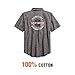 HARLEY-DAVIDSON Official Men's Genuine Oil Can Shirt, Asphalt